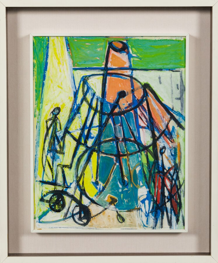 CORNEILLE (1922-2010) GUILLAUME CORNELIS VAN BEVERLOO) DIT - Composition, 1947…
