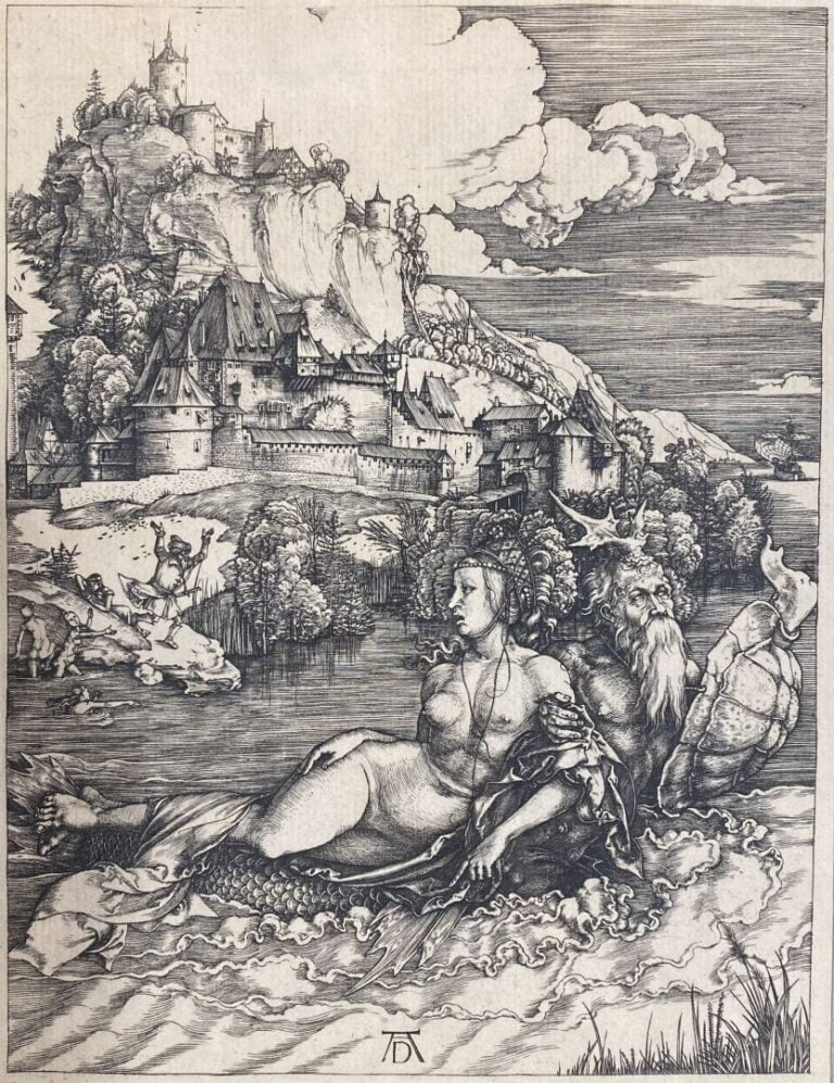 D'après DURER - Trois gravures encadrées - 38 x 26 cm (à vue) - On joint un lot…