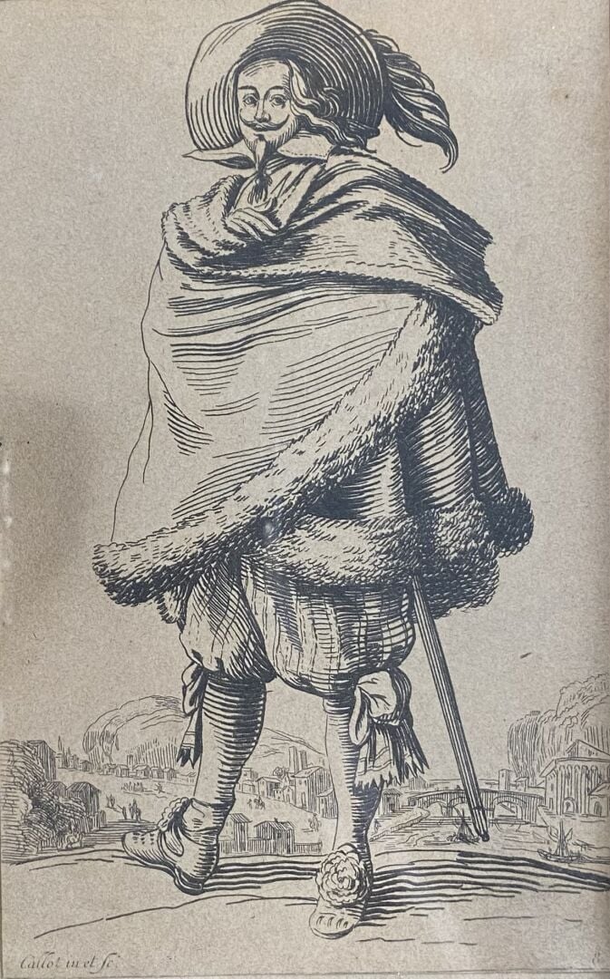D'après DURER - Trois gravures encadrées - 38 x 26 cm (à vue) - On joint un lot…