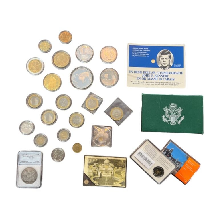 Divers - Lot de monnaies, jetons et répliques de monnaies diverses - Etat Diver…