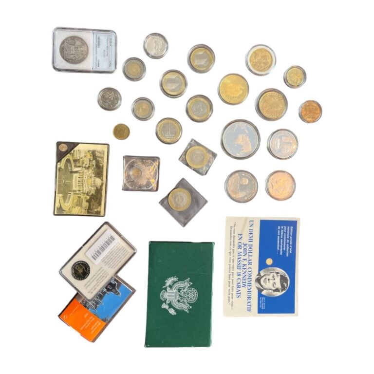 Divers - Lot de monnaies, jetons et répliques de monnaies diverses - Etat Diver…