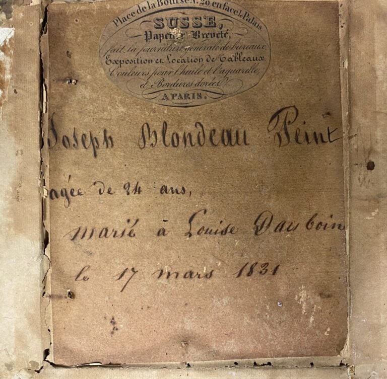 Ecole française du XIXe siècle - Deux dessins formant pendant représentant un c…