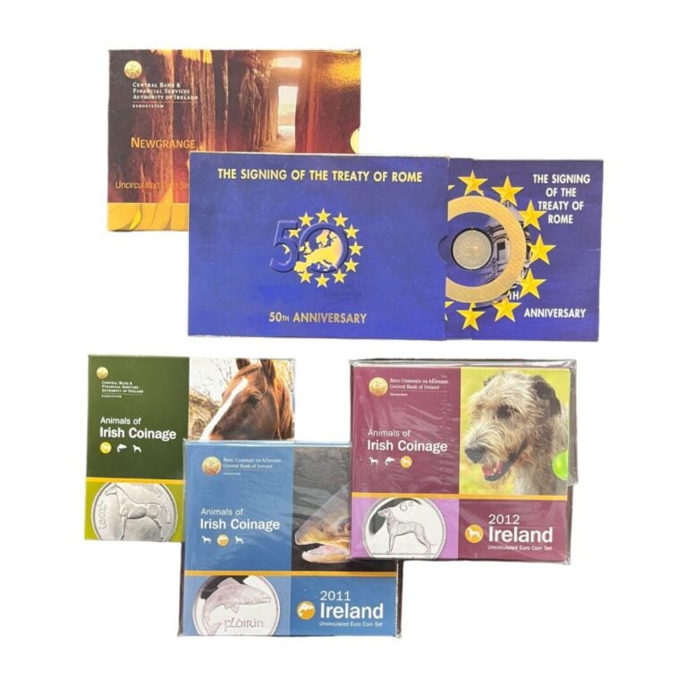 Europe - Divers - Lot de cinq coffrets UNC comprenant les années 2010, 2008, 20…