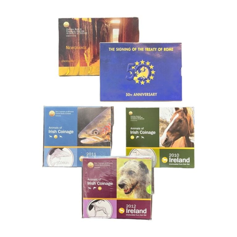 Europe - Divers - Lot de cinq coffrets UNC comprenant les années 2010, 2008, 20…