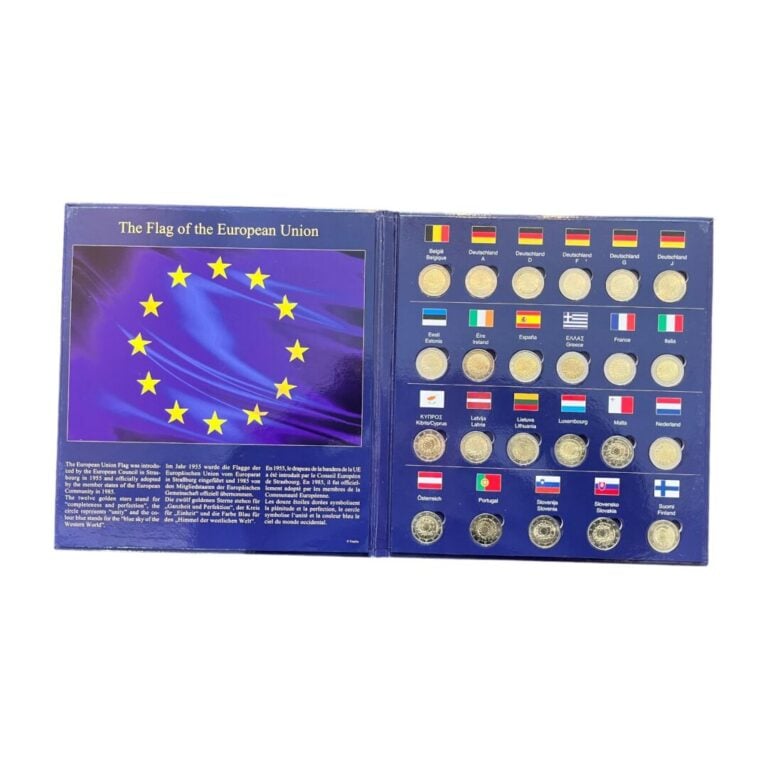 Europe - Drapeau européen - Collection des vingt-trois 2 euros commémoratives d…