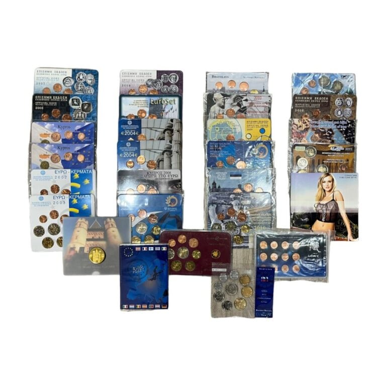 Europe - Euros - Important lot de vingt-huit BU et set euros de pays divers - E…