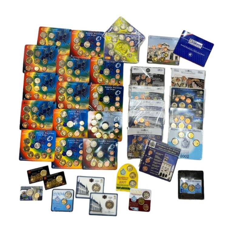 Europe - Euros - Importante collection de Set Bu, ainsi que de coincard divers…