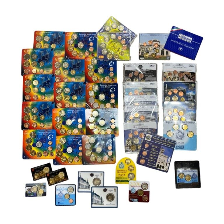 Europe - Euros - Importante collection de Set Bu, ainsi que de coincard divers…
