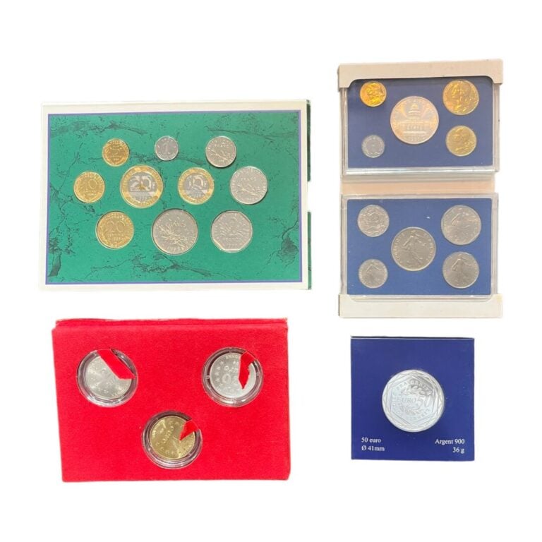 France - Divers - Lot de monnaies comprenant : - -Une 50 euros Monnaie de Paris…