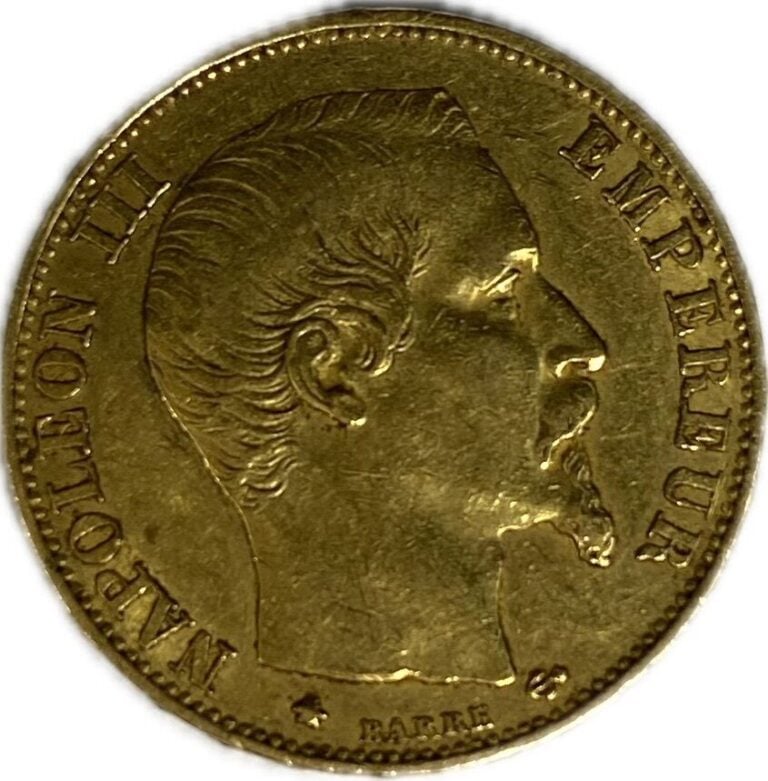 France - Napoléon III (1852 - 1870) - Lot de deux 20 Francs 1858 A et 1859 BB -…