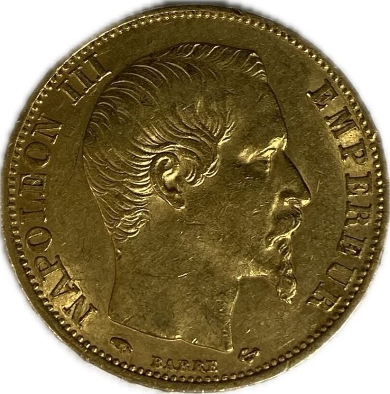 France - Napoléon III (1852 - 1870) - Lot de deux 20 Francs 1858 A et 1859 BB -…