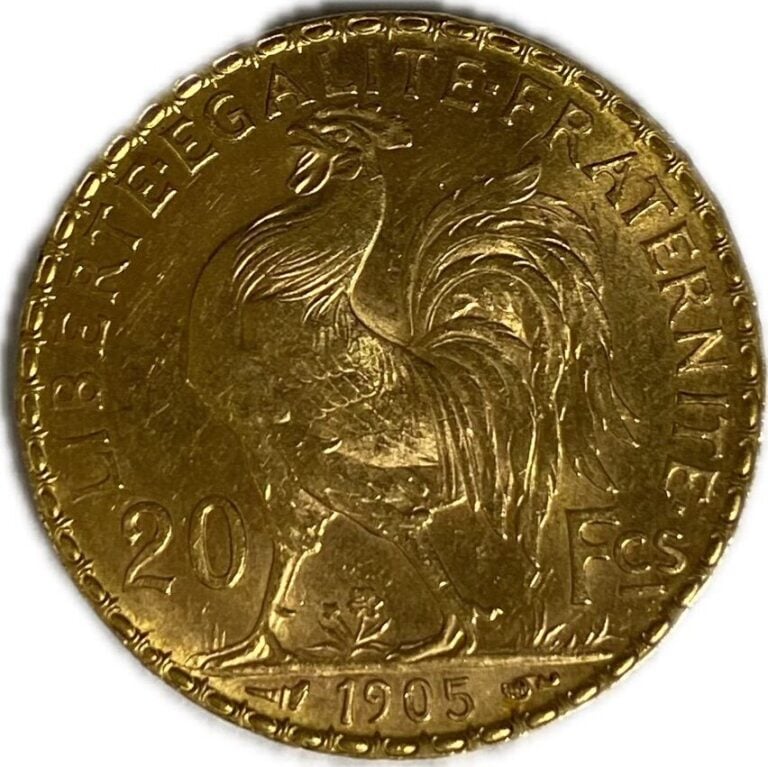France - Troisième république ( 1870-1940) - 20 Francs 1905 - A : Tête laurée d…