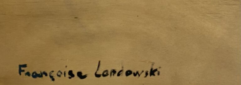 Françoise LANDOWSKI (1917) - Sainte Claire se dépouille de ses vêtements, naiss…