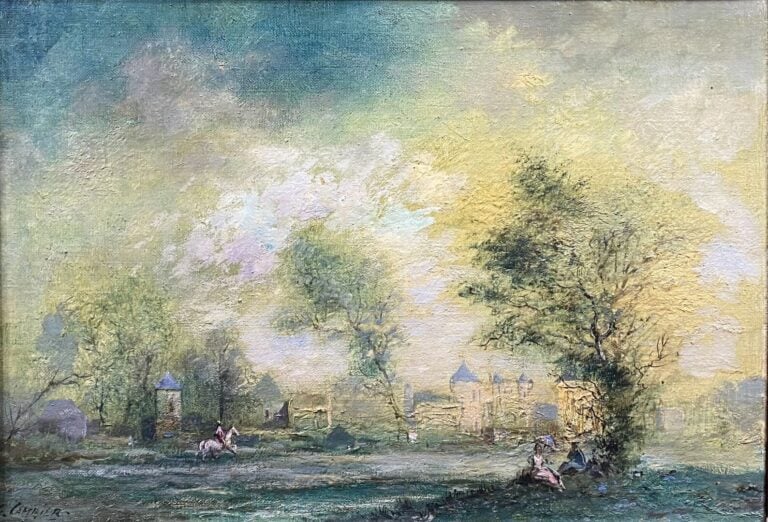 Guy CAMBIER (1923-2008) - Ensemble de 4 tableaux dont huiles sur toile et huile…