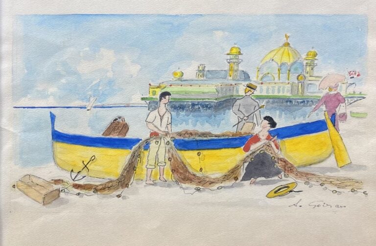 Important lot de pièces encadrées, huiles sur toile, aquarelles, gravures compr…