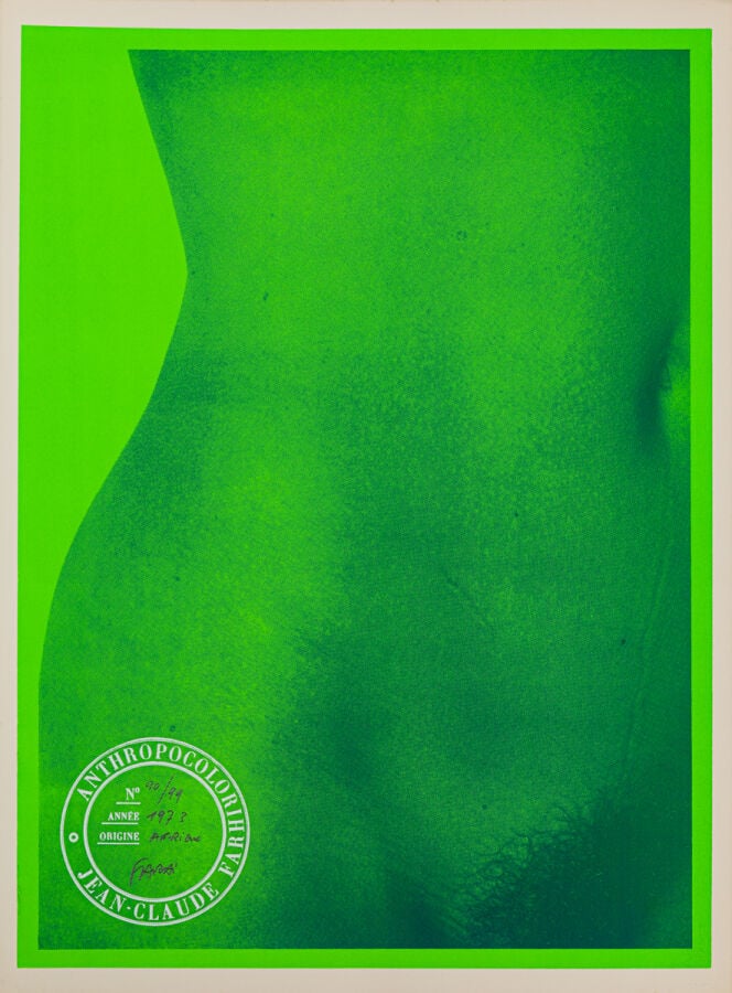 JEAN -CLAUDE FARHI (1940-2012 - Anthropocolor, 1973 - Ensemble de 9 sérigraphie…