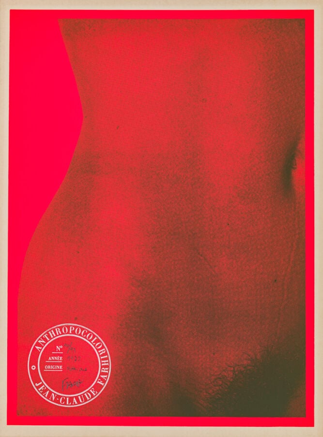 JEAN -CLAUDE FARHI (1940-2012 - Anthropocolor, 1973 - Ensemble de 9 sérigraphie…