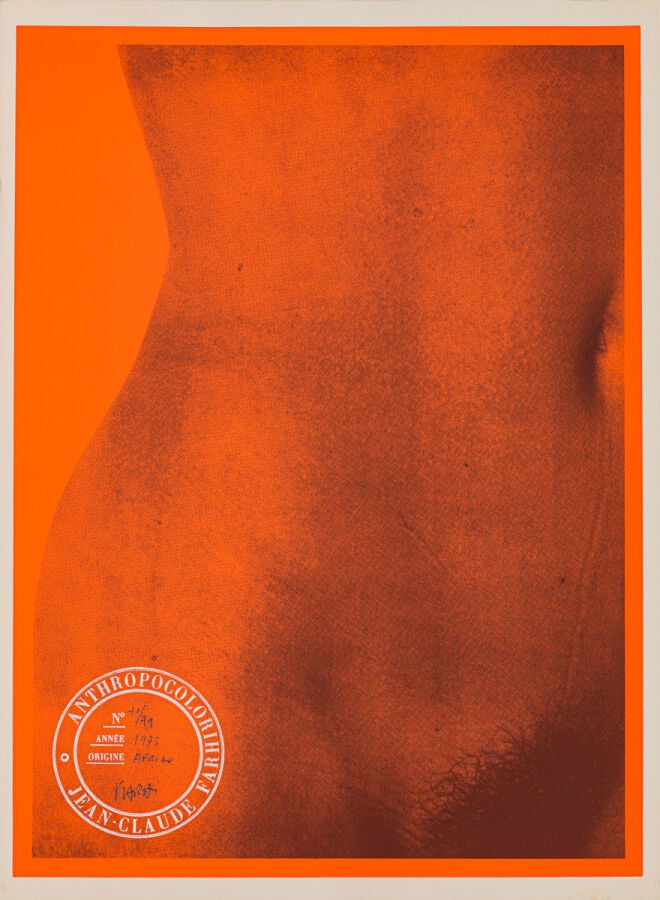 JEAN -CLAUDE FARHI (1940-2012 - Anthropocolor, 1973 - Ensemble de 9 sérigraphie…