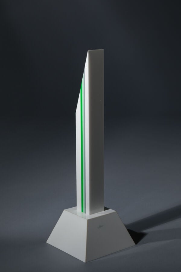 JEAN-CLAUDE FARHI (1940-2012) - Colonne, 1979 - Polyméthacrylate de couleurs (v…