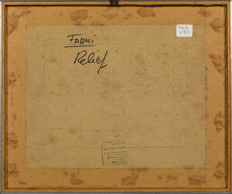 JEAN - CLAUDE FARHI (1940-2012) - Sans titre - Relief en métal et plâtre contre…