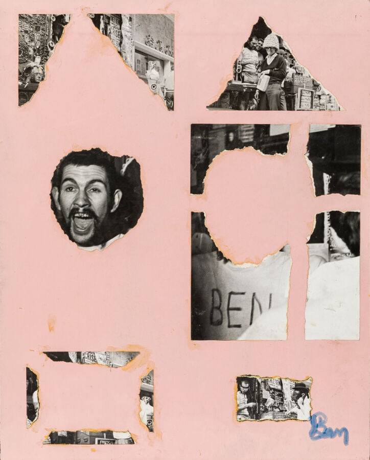 JÜRG BRODMAN (XXÈME SIÈCLE) - AVEC PARTICIPATION DE BEN - Sans titre - Oeuvre e…