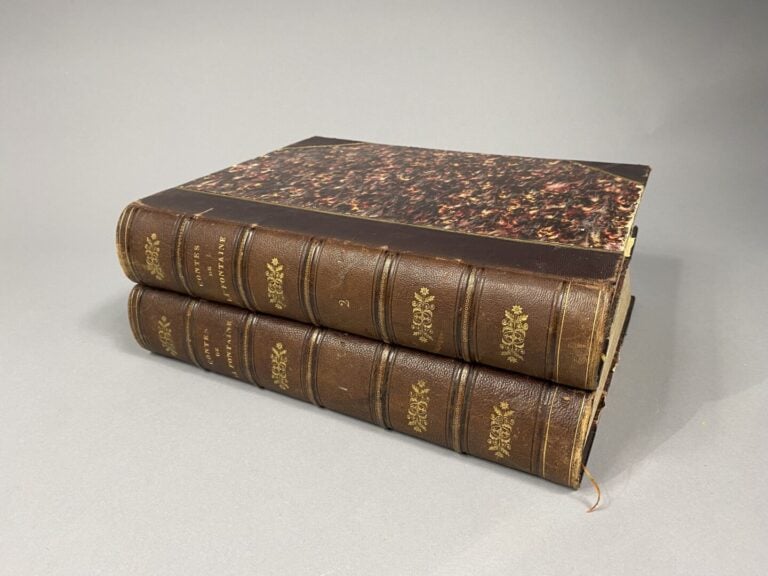 LA FONTAINE - Contes de La Fontaine, avec illustrations de Fragonard, 2 vol, 18…