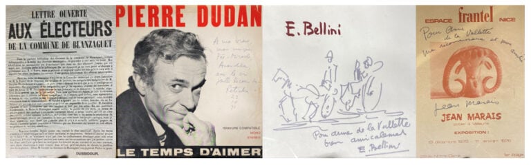 Lot d'affiches encadrées et divers comprenant : - - Affiche d'exposition Jean M…