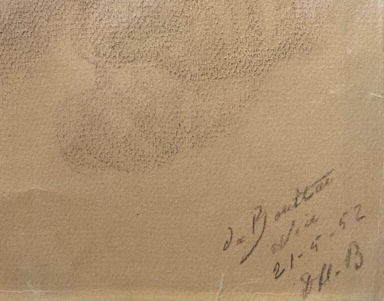 Lot de pièces encadrées comprenant dessins, lithographies, portraits de jeune h…