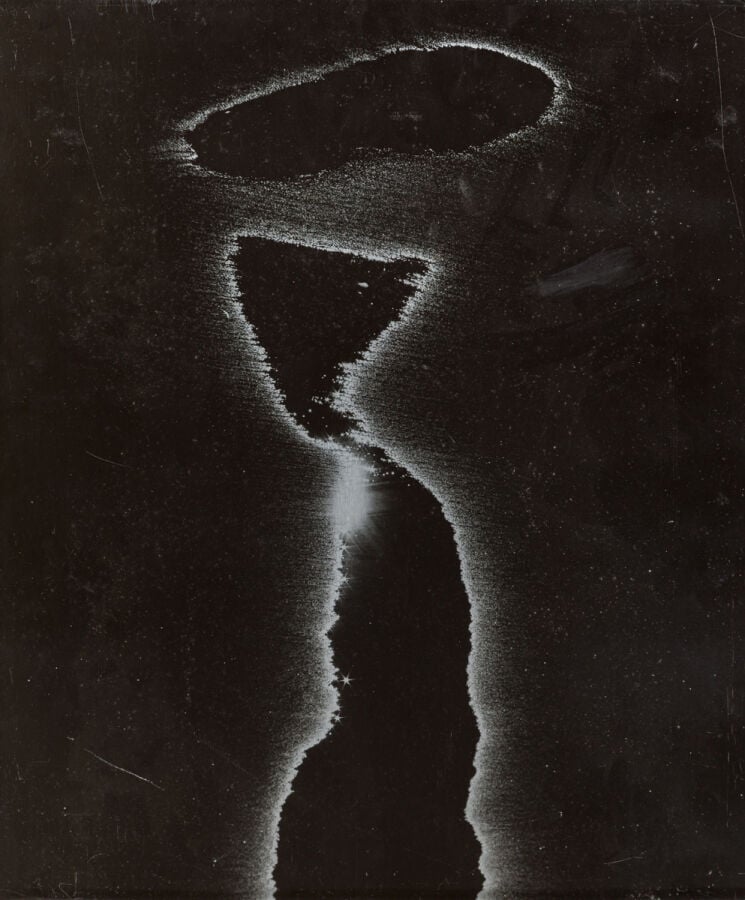 LUCIEN CLERGUE (1934-2014) - Plage, 1972 - Tirage ferrotypé sur aluminium, sign…