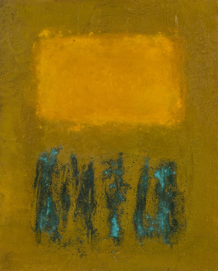 MARTIAL RAYSSE (1936-) - Sans titre, c.1958 - Huile sur toile, signée, au dos t…
