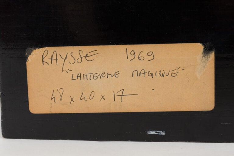MARTIAL RAYSSE (1936-) - Une forme de liberté (Lanterne magique),1969 - Project…