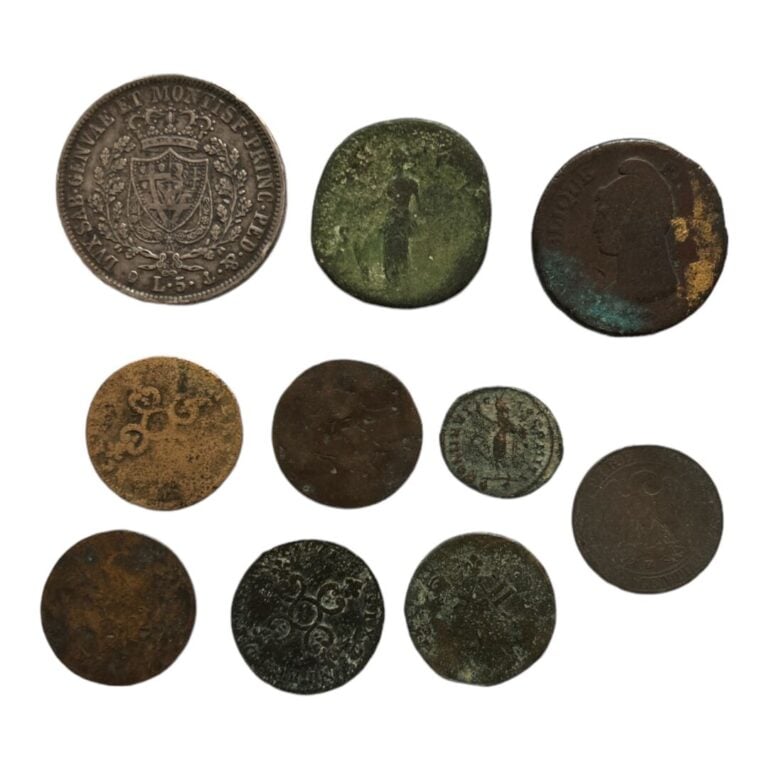 Monde - Divers - Lot de monnaies diverses comprenant notamment une monnaie roma…