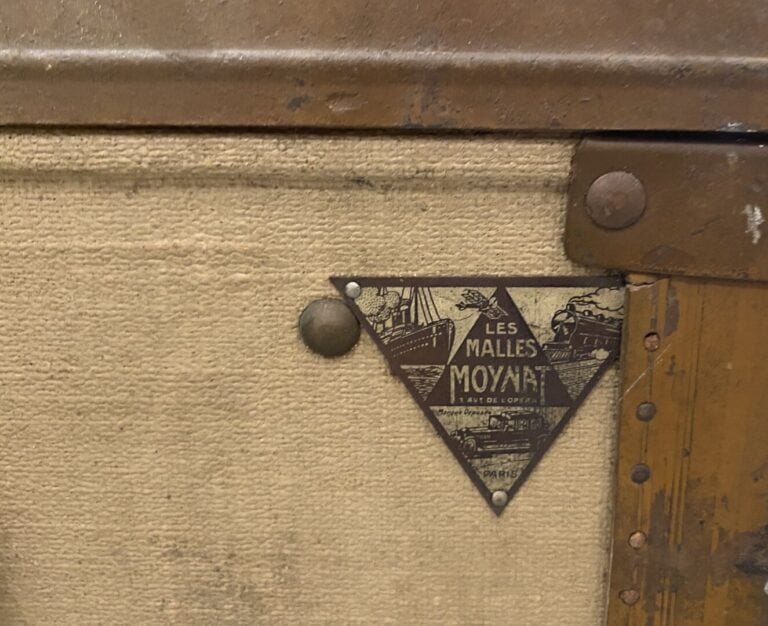 MOYNAT Paris - Malle de voiture, intérieur en tissu matelassé - 26 x 121 x 53 c…