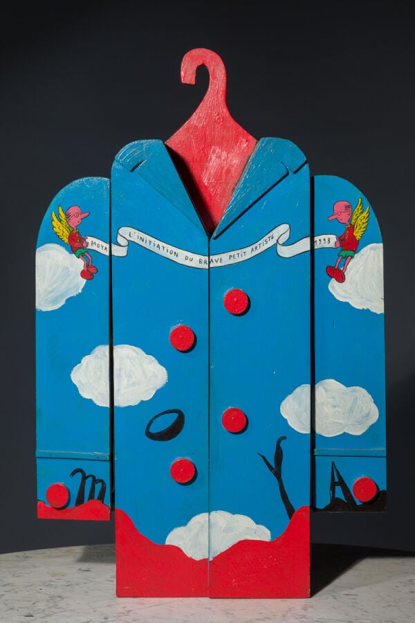 PATRICK MOYA (1955- ) - L'initiation du brave petit artiste, 1998 - Armoire en…