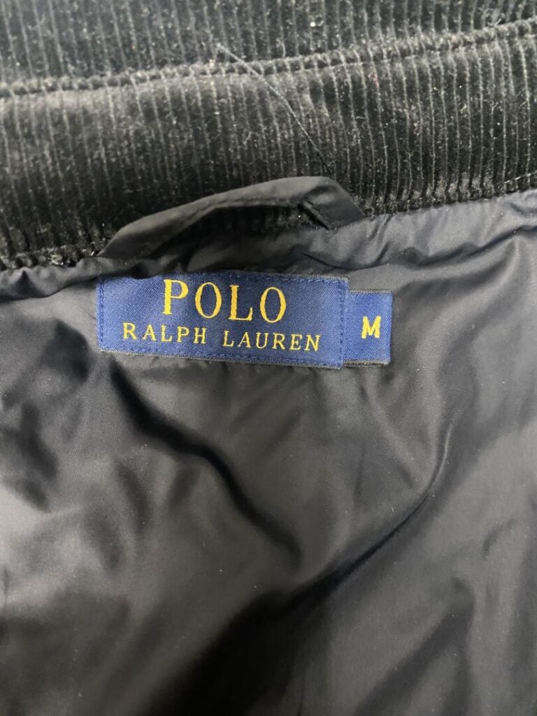 Polo Ralph LAUREN - Veste matelassée à empiècement de velours - Taille M - - On…