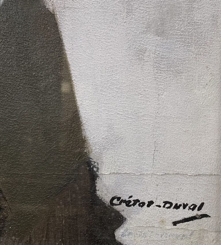 Raymond CRETOT-DUVAL (1895-1986) - Portrait d'homme - Huile sur panneau - Signé…