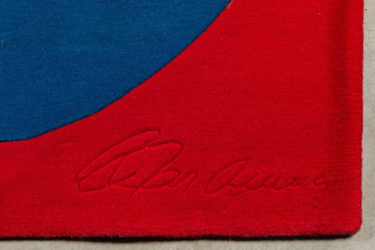 ROBERT INDIANA (1028-2018) D'APRÈS - Classic Love - Tapis en laine tufté, signé…