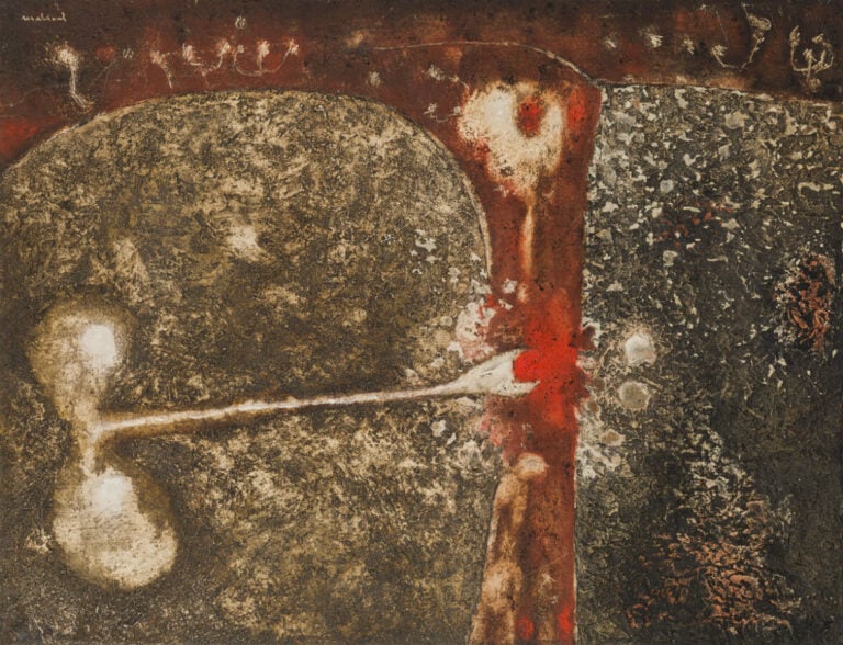ROBERT MALAVAL - (1937-1980) - Vision de grand luxe, 1960 - Huile et technique…