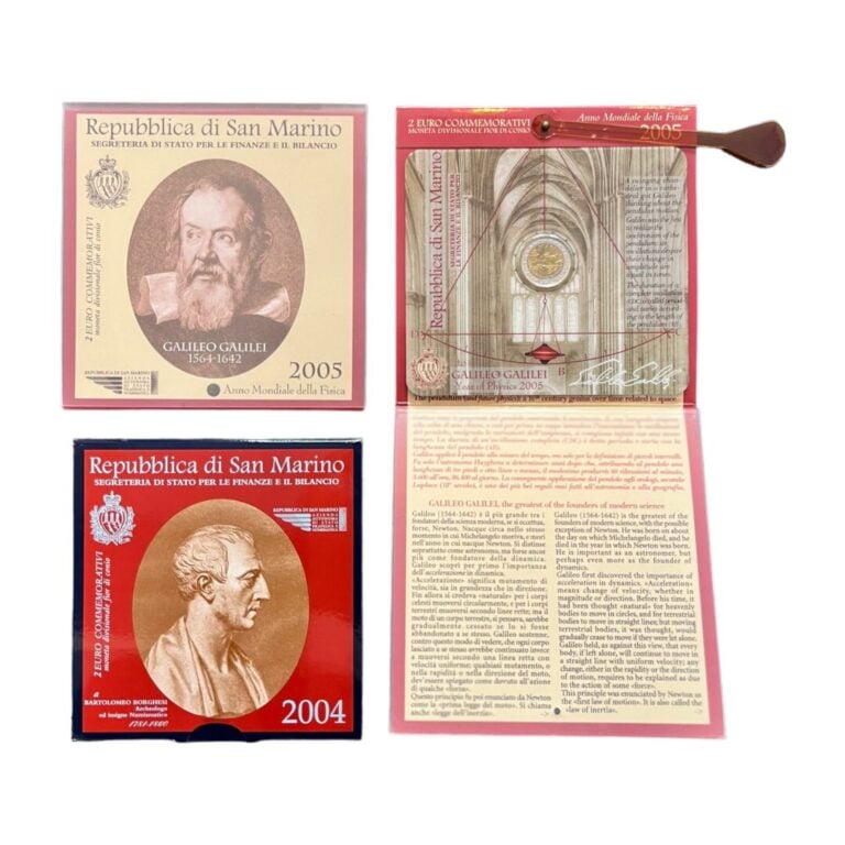 Saint Marin - Lot de trois 2 euros commémorative comprenant : - -La 2004 : " Bo…
