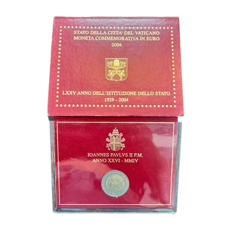 Vatican - - 2 euros 2004, 75 ans de la fondation du Vatican - Etat : UNC