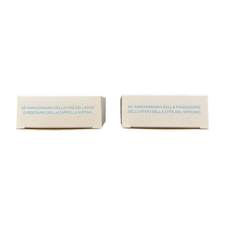 Vatican - - Lot de deux 2 Euros BE 2019 " restauration de la Chapelle sixtine "…