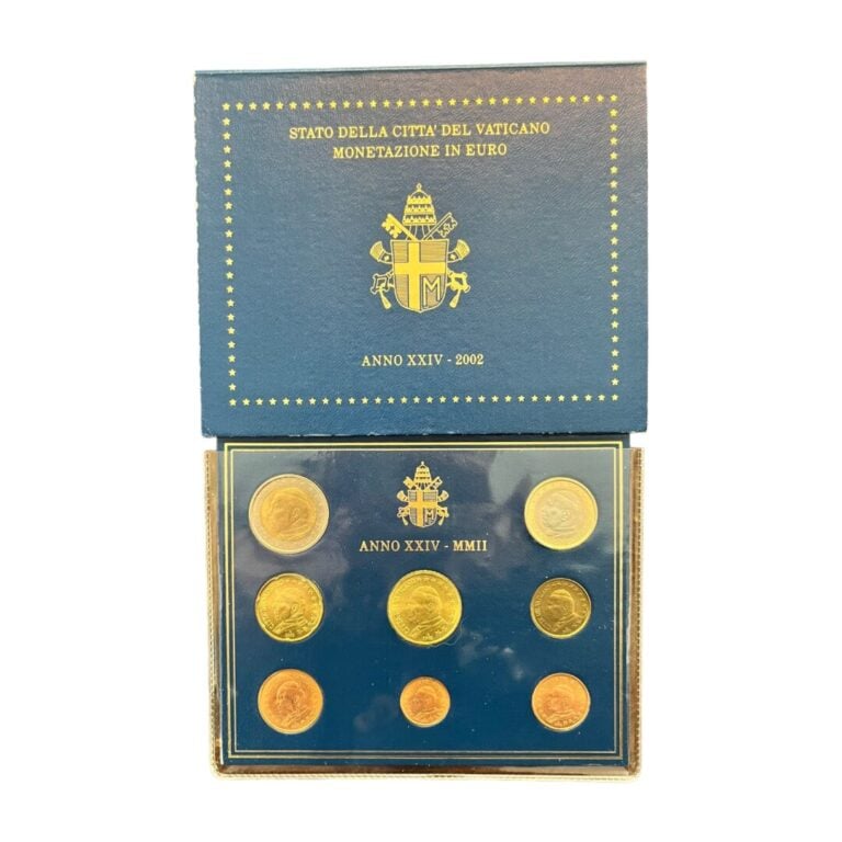 Vatican - - Série BU 2002 comprenant les monnaies de 1 centime à 2 euros à l'ef…