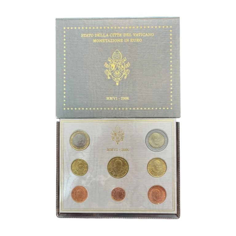 Vatican - - Série BU 2006 comprenant les monnaies de 1 centime à 2 euros à l'ef…