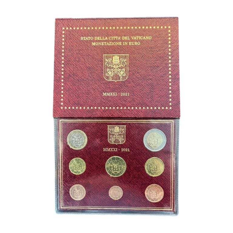 Vatican - - Série BU 2021 comprenant les monnaies de 1 centime à 2 euros à l'ef…