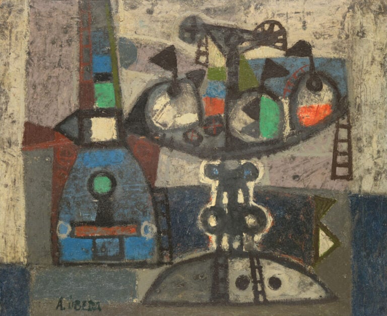 Agustín UBEDA (1925-2007) - Sans titre - Huile sur toile - Signée en bas à gauc…