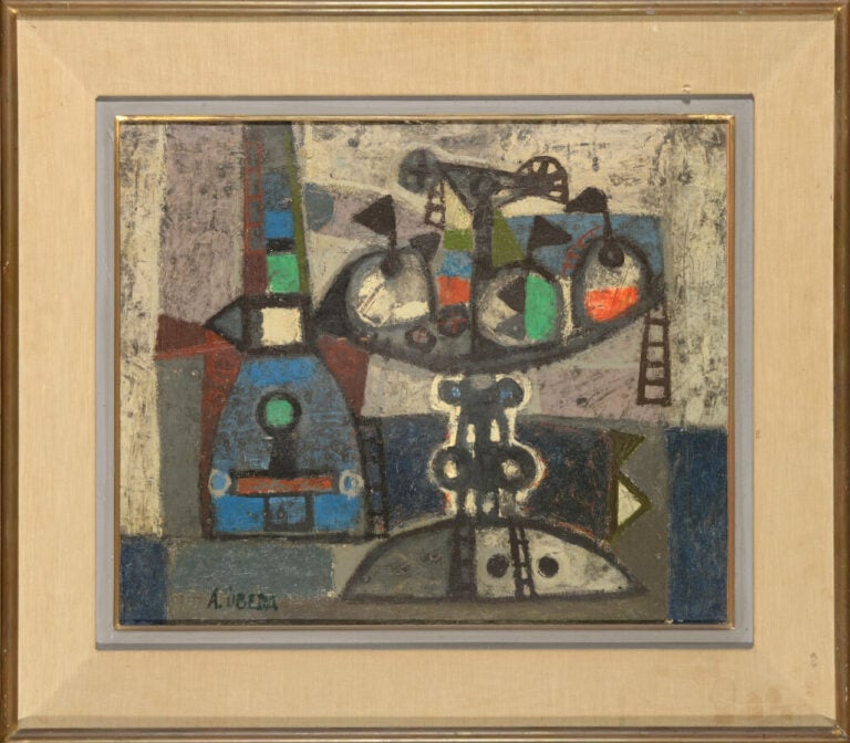 Agustín UBEDA (1925-2007) - Sans titre - Huile sur toile - Signée en bas à gauc…