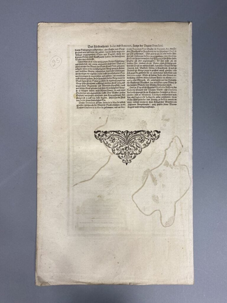 BLAEU - Carte en couleurs : Les souverainetez de Sedan et Raucourt et la prévos…