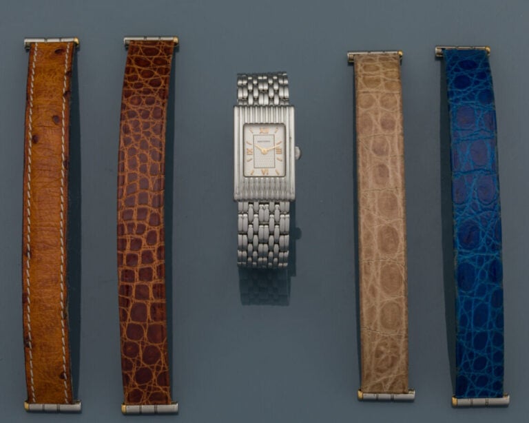 BOUCHERON - BRACELET MONTRE rectangulaire de dame, modèle « Reflet », en acier…