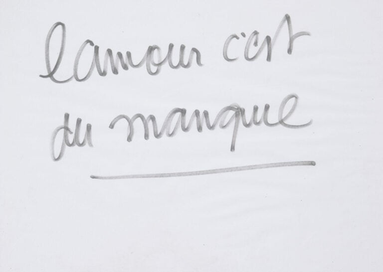 Ensemble de 11 écritures au feutre noir sur feuille A4 réalisées lors d'une - p…
