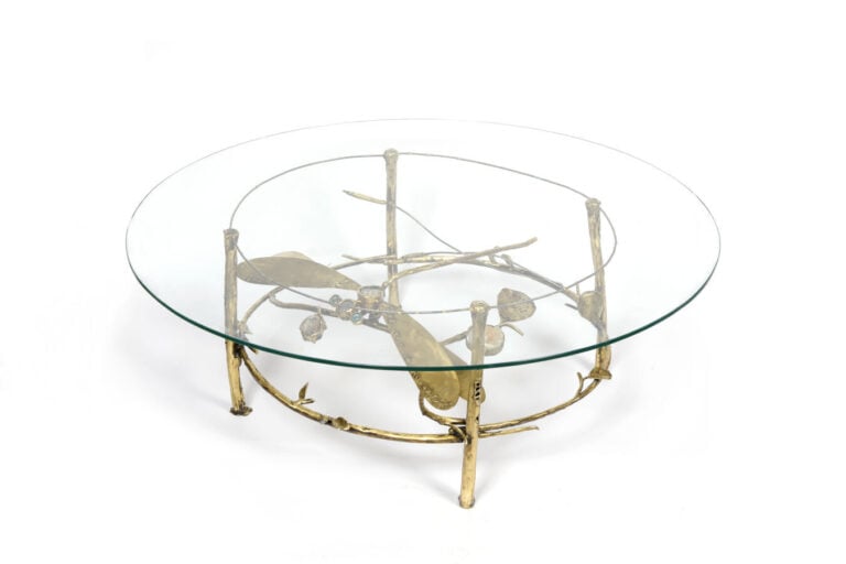 Gilbert LIBLIN (1954) - Table basse, modèle Château de Mailleroncourt-Charette,…